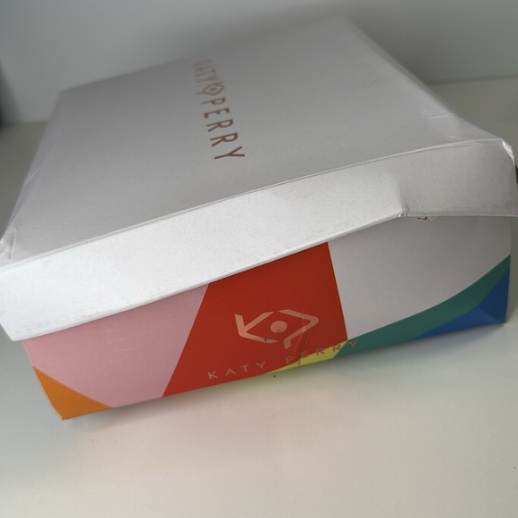 Katy Perry the steady ankle strap heels size 8.5M in pineapple wicker new in box - Picture 12 of 14